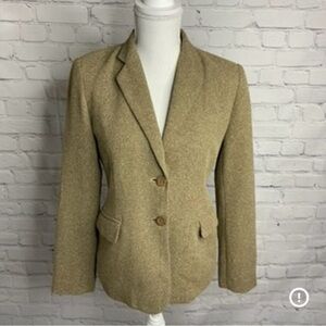 JUDITH HART Vintage Tan Blazer 4 Petite